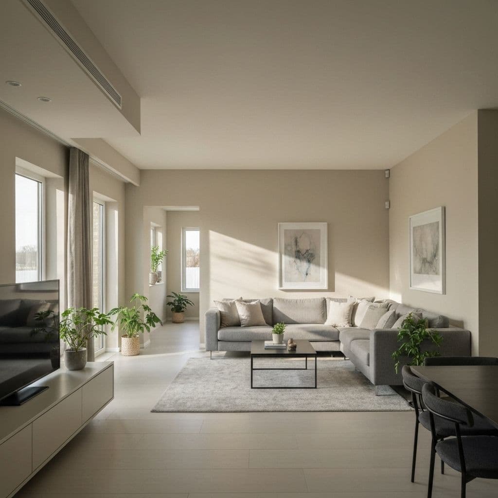 Intérieur moderne et épuré